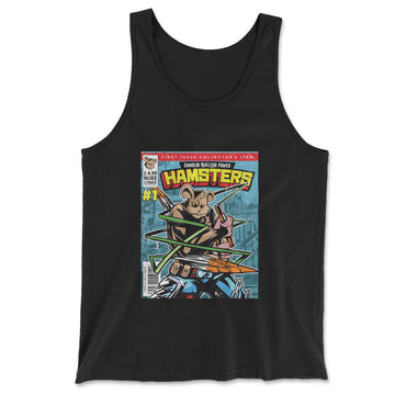 Comic Cover - Hamsters Men/Unisex Tank in Black color